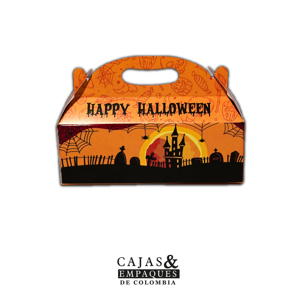 Eco-friendly Briefcase Box 15x4x5.2 cm Pumpkin Landscape