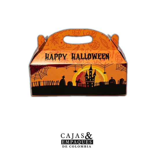 Caja Ecológica tipo maletín 15x4x5.2 cm Paiaje Calabaza