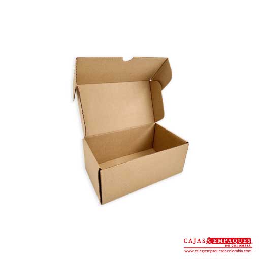 Caja ecológica plegadiza 18.5x10.5x7 cm micro-corrugado Cajas y Empaques de Colombia