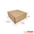 Caja ecológica plegadiza 22x23x9 cm micro-corrugado Cajas y Empaques de Colombia