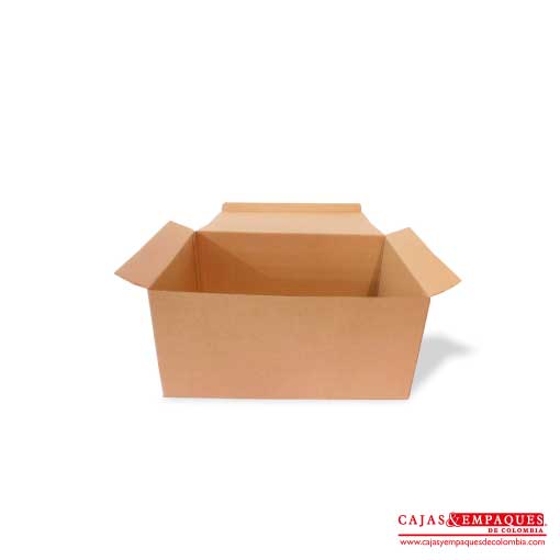 Caja ecológica plegadiza 26x17.5x12.5 cm micro-corrugado Cajas y Empaques de Colombia