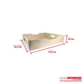 Bandeja ecológica 27.5X19.3X10 cm micro-corrugado Cajas y Empaques de Colombia