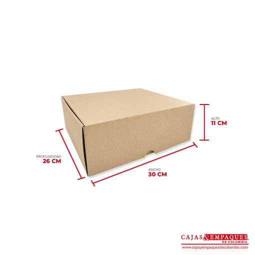 Caja Plegadiza Microcorrugado 30x26x11 cm Cajas y Empaques de Colombia