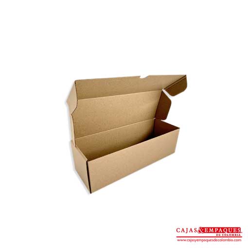 Caja ecológica plegadiza 33x11.3x10 cm micro-corrugado Cajas y Empaques de Colombia