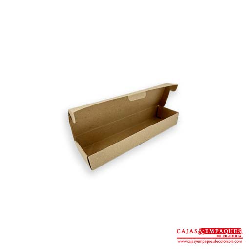 Caja ecológica plegadiza 20x6.5x3 cm café Cajas y Empaques de Colombia