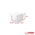 Caja ecológica plegadiza 10x10.5x5 cm blanco Cajas y Empaques de Colombia