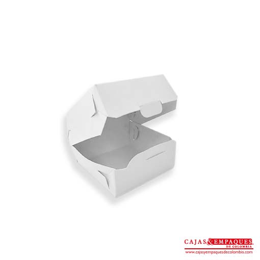 Caja ecológica plegadiza 10x10.5x5 cm blanco Cajas y Empaques de Colombia