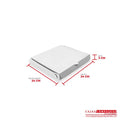 Caja ecológica plegadiza 24x24x3 cm blanco Cajas y Empaques de Colombia