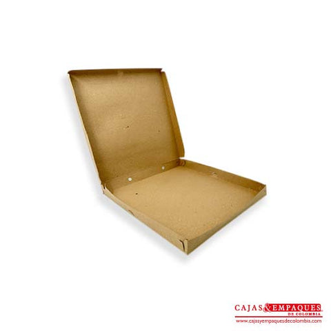Caja ecológica plegadiza 30x30x3 cm café Cajas y Empaques de Colombia