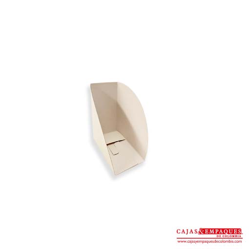 Porta Hamburguesa 9x5x5 cm crema Cajas y Empaques de Colombia