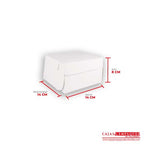 Caja ecológica plegadiza 14x14x8 cm crema Cajas y Empaques de Colombia
