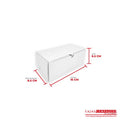 Caja plegadiza 16x8.5x6.5 cm blanco Cajas y Empaques de Colombia