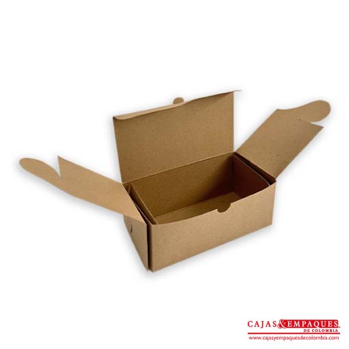 Caja plegadiza 16x8.5x6.5 cm café Cajas y Empaques de Colombia