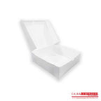 Caja ecológica plegadiza 20x20x7 cm blanco Cajas y Empaques de Colombia