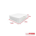 Caja ecológica plegadiza 24x24x7 cm blanco Cajas y Empaques de Colombia