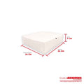 Caja ecológica plegadiza 24x24x7 cm crema Cajas y Empaques de Colombia