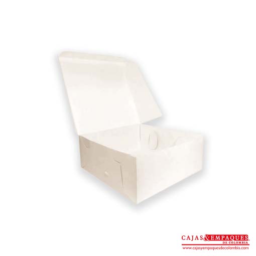 Caja ecológica plegadiza 25x24x9 cm crema Cajas y Empaques de Colombia