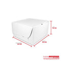 Caja ecológica plegadiza 25x25x16 cm blanco Cajas y Empaques de Colombia
