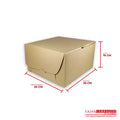 Caja ecológica plegadiza 25x25x16 cm café Cajas y Empaques de Colombia