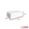 Caja ecológica plegadiza 30x30x10 cm blanco Cajas y Empaques de Colombia