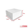 Caja ecológica plegadiza 30x30x16 cm blanco Cajas y Empaques de Colombia