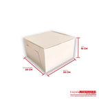Caja ecológica plegadiza 30x30x16 cm crema Cajas y Empaques de Colombia