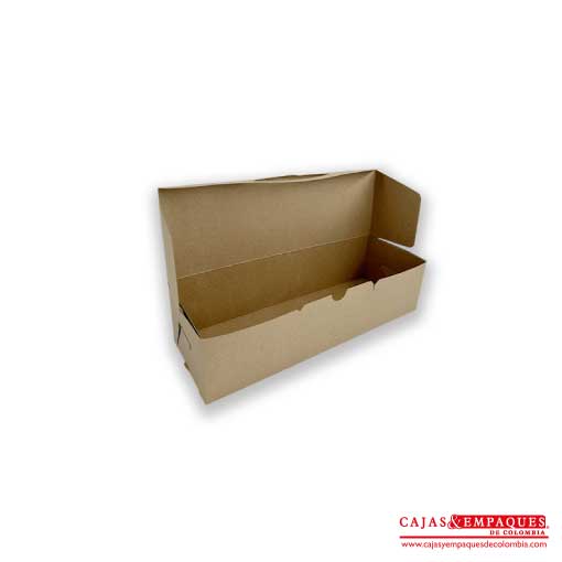 Caja ecológica plegadiza 30x10x7.5 cm café Cajas y Empaques de Colombia