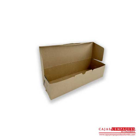 Caja ecológica plegadiza 30x10x7.5 cm café Cajas y Empaques de Colombia
