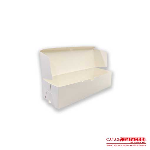 Caja ecológica plegadiza 30x10x7.5 cm crema Cajas y Empaques de Colombia