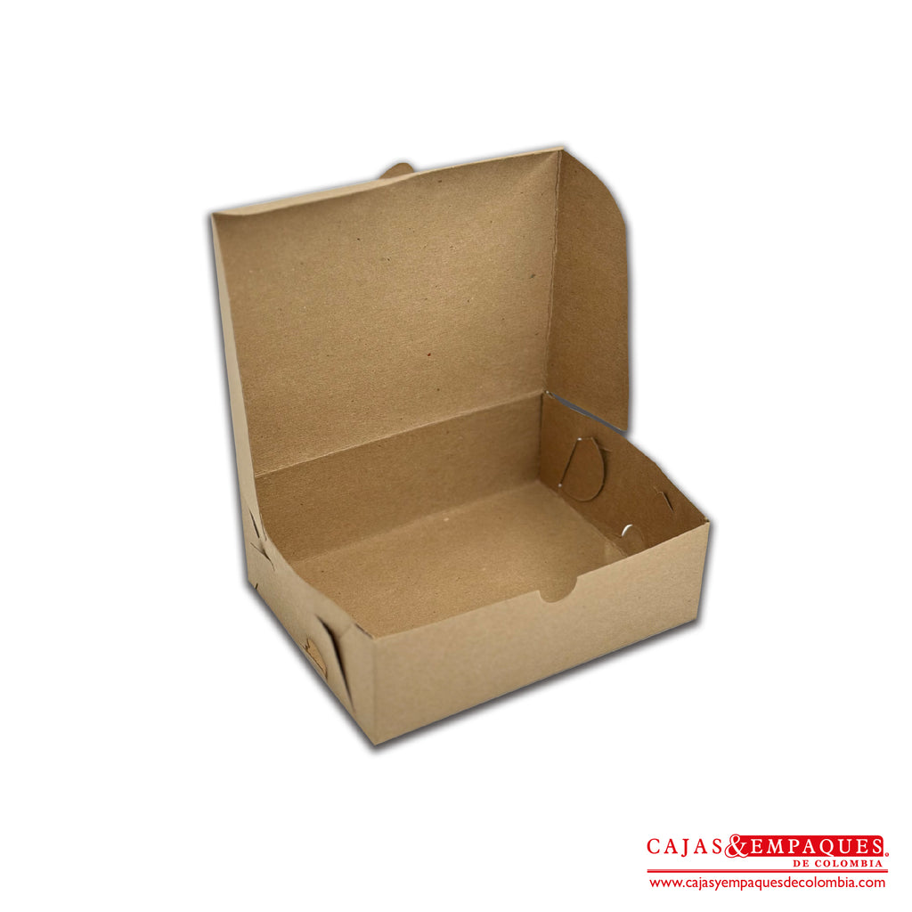 Caja ecológica plegadiza 15x11x5 cm café Cajas y Empaques de Colombia