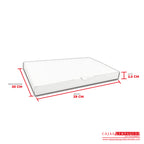Caja ecológica plegadiza 29x20x2.5 cm blanco Cajas y Empaques de Colombia