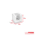 Caja ecológica tipo cupcakes 9x9x9 cm blanco Cajas y Empaques de Colombia