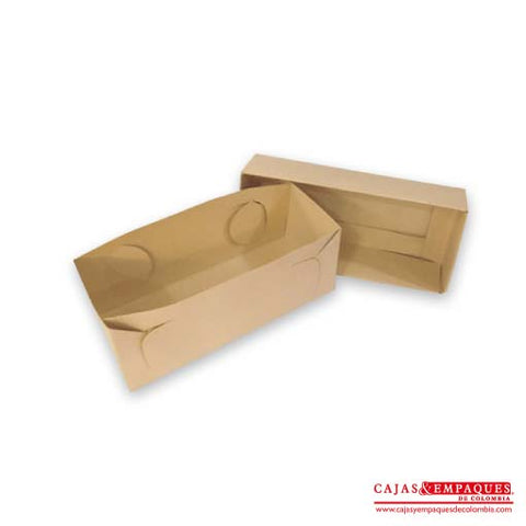 Caja ecológica tapa y base 13.5x6x5.5 café Cajas y Empaques de Colombia