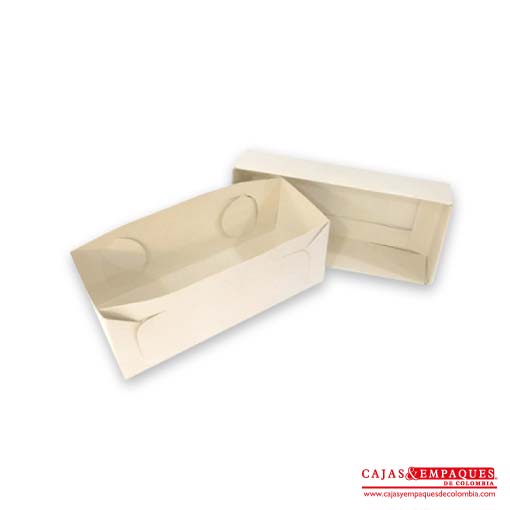 Caja ecológica tapa y base 13.5x6x5.5 crema Cajas y Empaques de Colombia