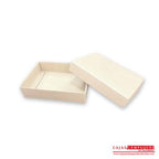 Caja ecológica tapa y base 17x12x4 cm crema Cajas y Empaques de Colombia