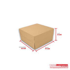 Caja ecológica tapa y base 17x13x8 cm café Cajas y Empaques de Colombia
