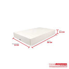 Caja ecológica tapa y base 20x12x2.5 cm crema Cajas y Empaques de Colombia