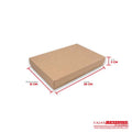 Caja ecológica tapa y base 20x15x3 cm café Cajas y Empaques de Colombia