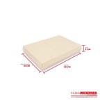 Caja ecológica tapa y base 20x15x3 cm crema Cajas y Empaques de Colombia