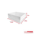 Caja ecológica tapa y base en acetato 20x20x7 cm blanco Cajas y Empaques de Colombia