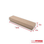 Caja ecológica tapa y base 20x4x3 cm café Cajas y Empaques de Colombia