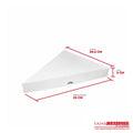 Caja ecológica tapa y base 25x20.5x3 cm blanco Cajas y Empaques de Colombia