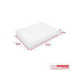 Caja ecológica tapa y base 27x18x4 cm blanco Cajas y Empaques de Colombia