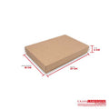 Caja ecológica tapa y base 27x18x4 cm café Cajas y Empaques de Colombia