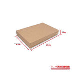 Caja ecológica tapa y base 27x18x4 cm café Cajas y Empaques de Colombia