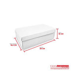 Caja ecológica tapa y base 30x15.5x10 blanco Cajas y Empaques de Colombia