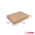 Caja ecológica tapa y base 35x25x5 cm café Cajas y Empaques de Colombia