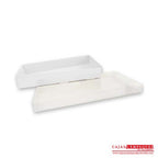 Caja ecológica tapa y base en acetato 45x20x7 cm blanco Cajas y Empaques de Colombia