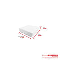 Caja ecológica tapa y base 8x8x2 cm blanco Cajas y Empaques de Colombia