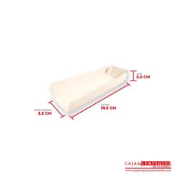 Porta Perro con Desprendible 19.5x3.5x5.5 cm crema
